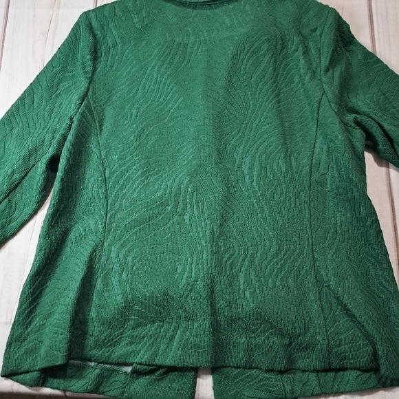 Briggs New York Green Blazer 1X - Picture 12 of 12